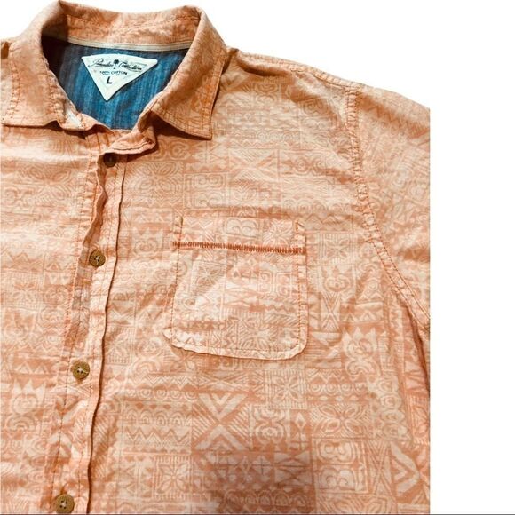 Paradise collection orange Hawaiian shirt - Picture 2 of 5